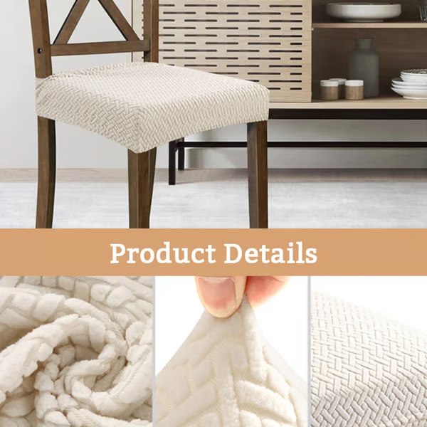 (🎅EARLY CHRISTMAS SALE-49% OFF)Jacquard Chair Seat Cover & BUY 6 GET EXTRA 20% OFF