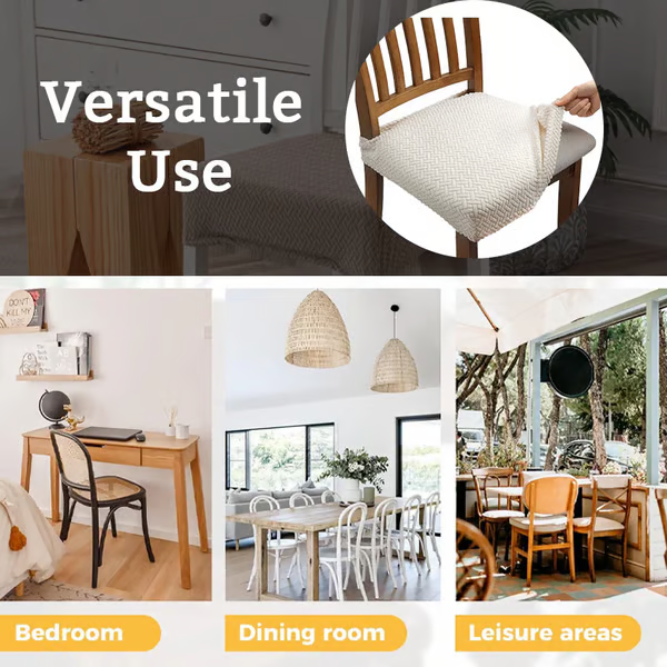 (🎅EARLY CHRISTMAS SALE-49% OFF)Jacquard Chair Seat Cover & BUY 6 GET EXTRA 20% OFF