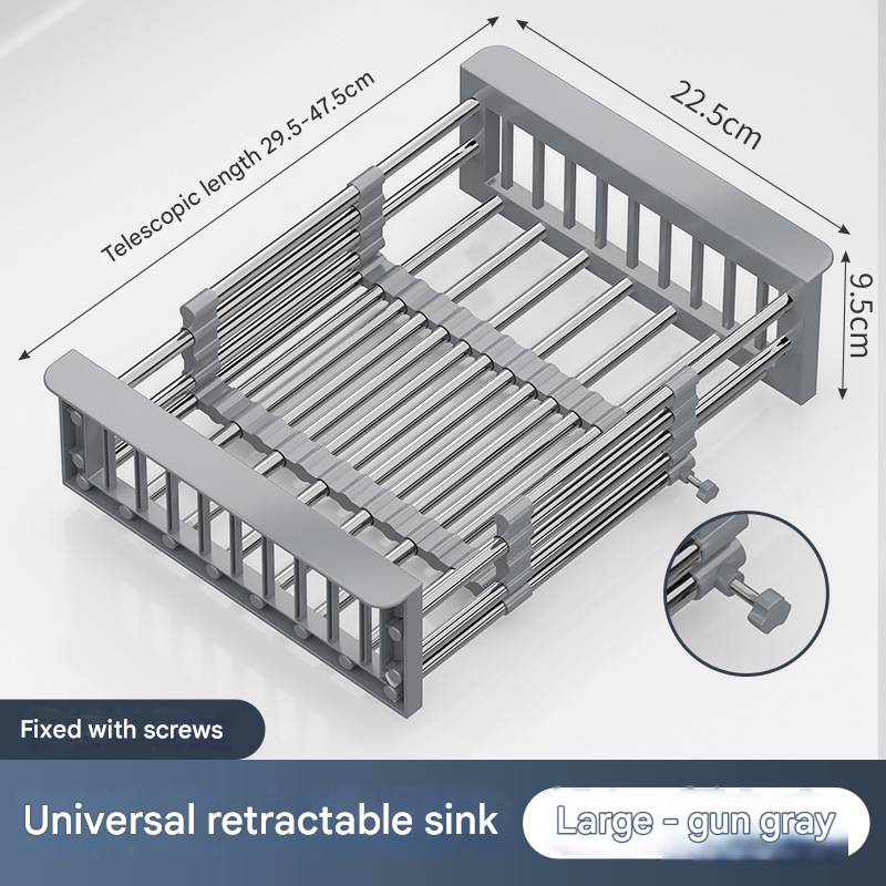 Extend kitchen sink drain basket